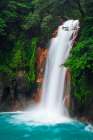 Rio Celeste Waterfall, Tenorio Volcano National Park, Guanacaste Province, Costa Rica Art Print